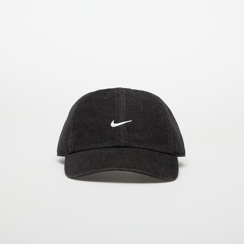 Kšiltovka Nike Club Unstructured Denim Cap Black/ White M/L