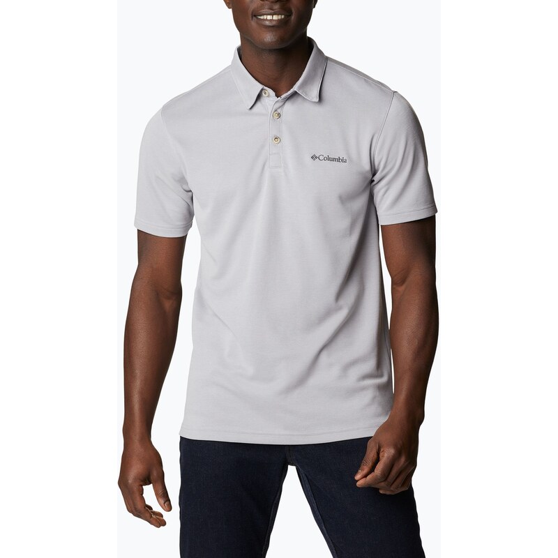 Pánské tričko Columbia Nelson Point Polo columbia grey