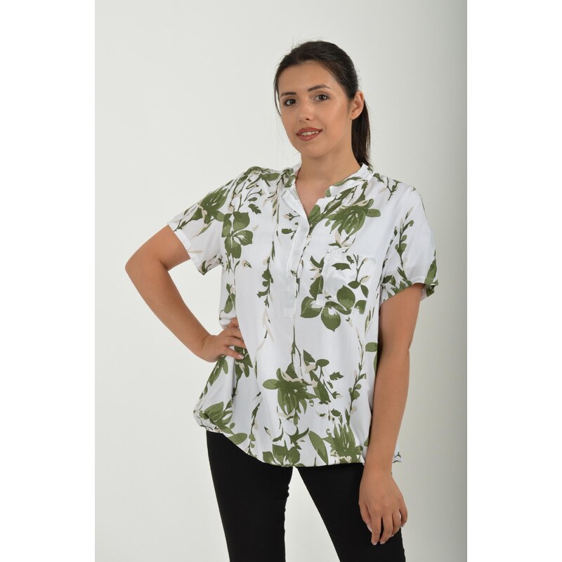 Enjoy Style Bílo-khaki halenka ES4920 107419798