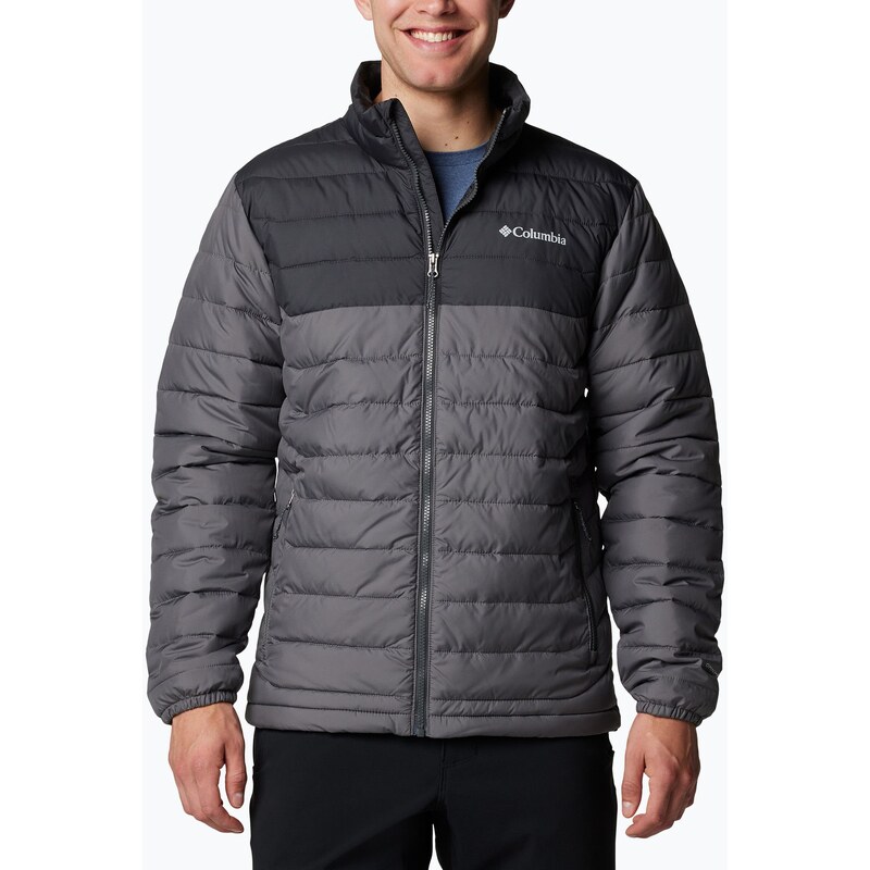 Pánská bunda Columbia Powder Lite II city grey/ shark