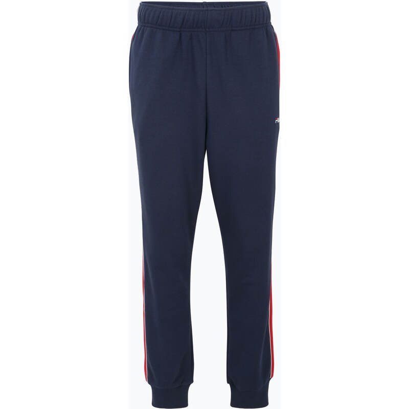 Pánské kalhoty FILA Latimer Track black iris/true red