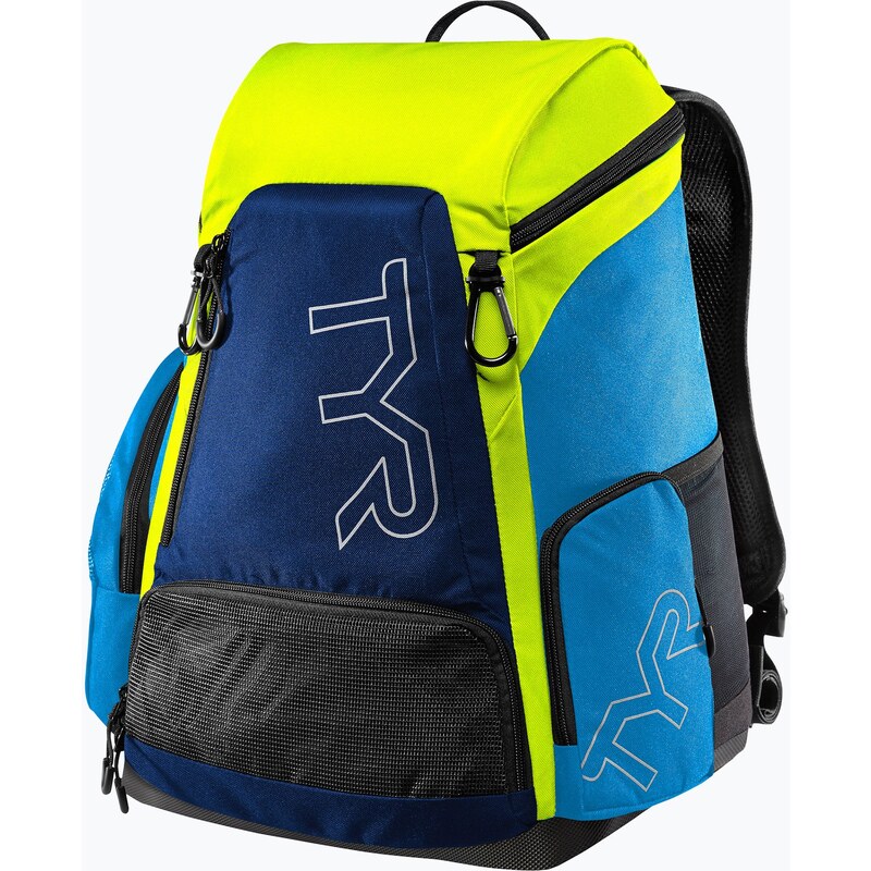 Plavecký batoh TYR Alliance Team 30 l blue/green