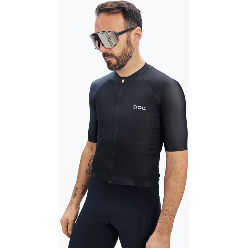 Pánský cyklistický dres POC Pristine uranium black