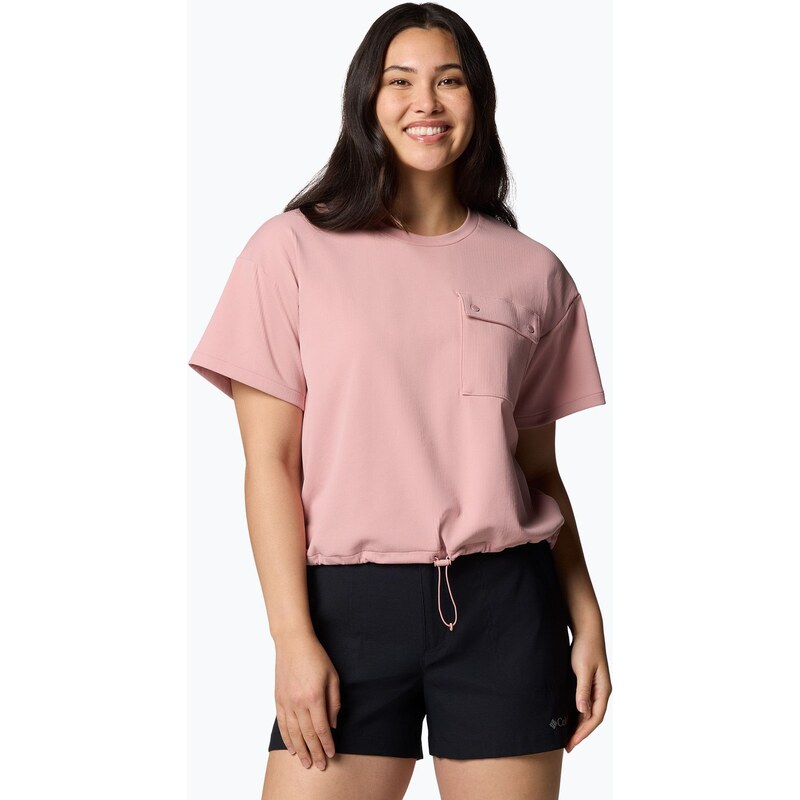 Dámské tričko Columbia Granite Point Knit eraser pink