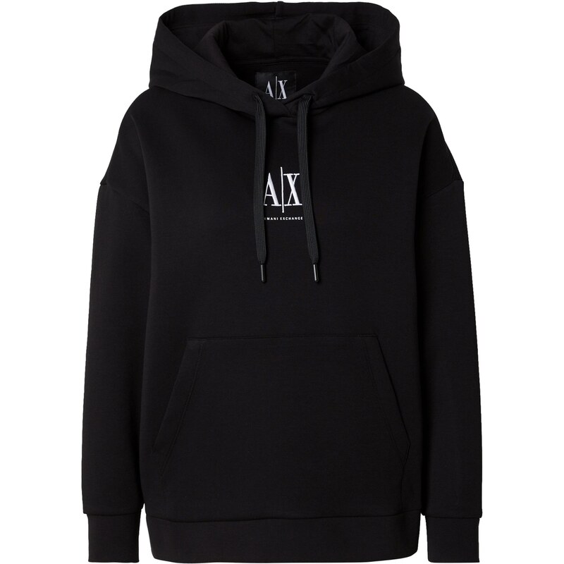 ARMANI EXCHANGE Mikina černá / bílá 106878200
