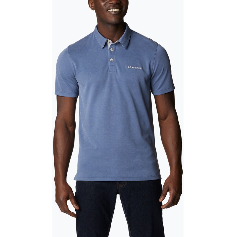 Pánské tričko Columbia Nelson Point Polo dark mountain