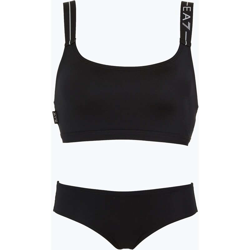 Dámské dvoudílné plavky EA7 Emporio Armani Logo Tape Bikini Top