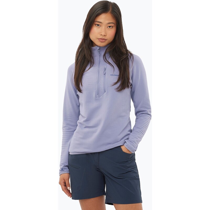 Dámská trekkingová mikina Salomon Essential Lightwarm Half Zip
