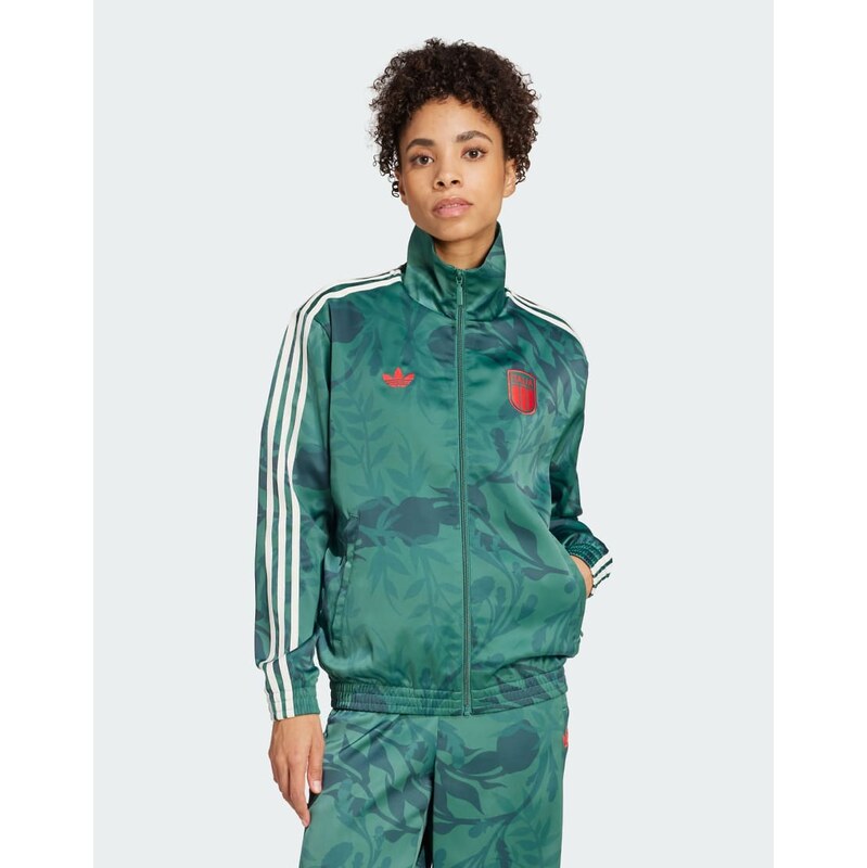 adidas Originals Italy track top in green