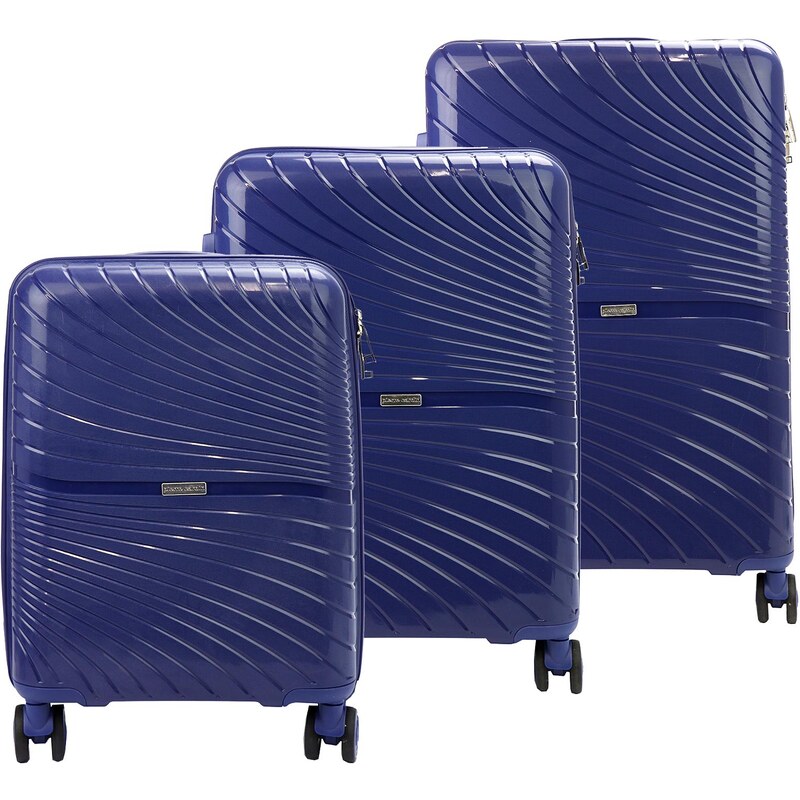 Sada cestovních kufrů Pierre Cardin 1103 JOY01 x3 Z modrá
