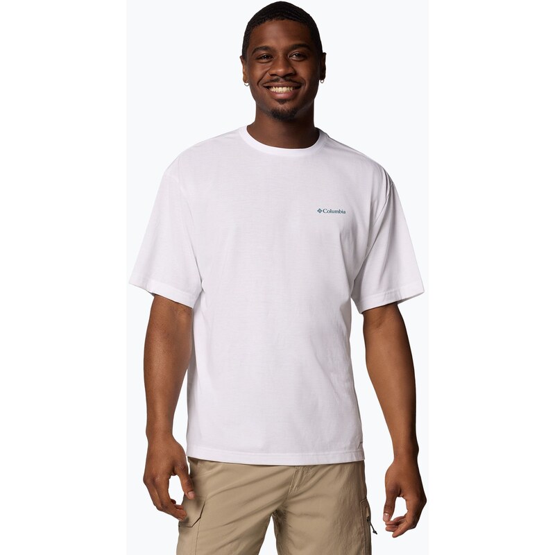 Pánské tričko Columbia Cedar Trail Back Graphic Tee white