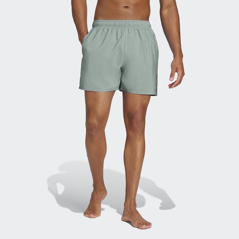 adidas Performance adidas Solid CLX Short-Length Swim Shorts GREEN 107426300