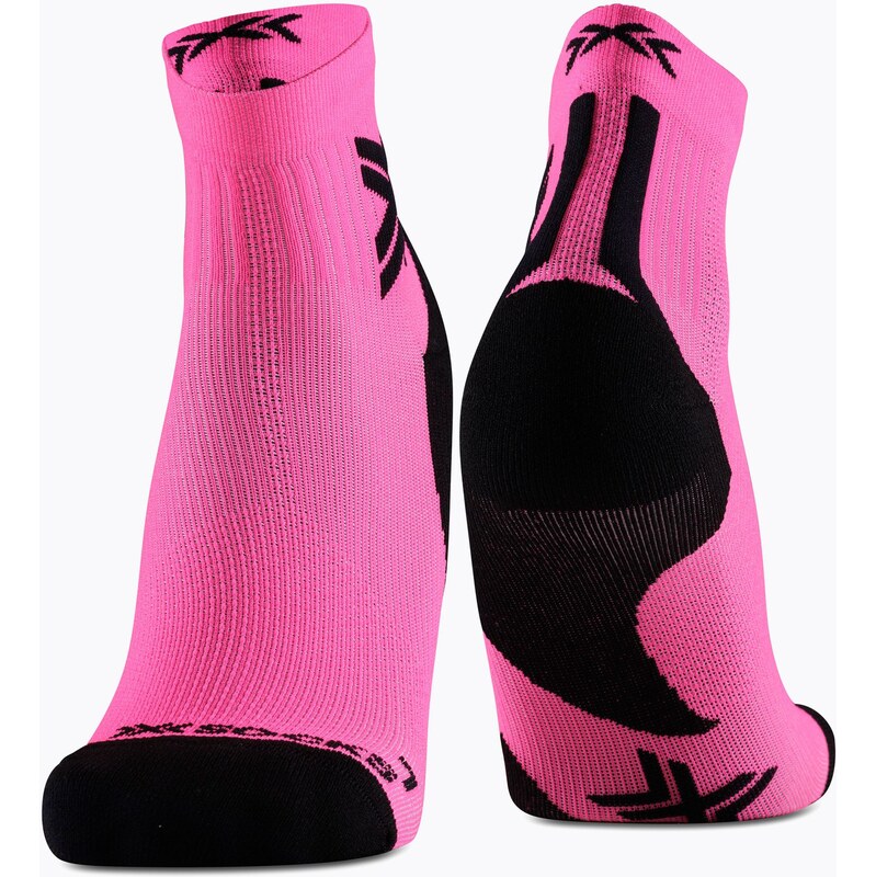 Pánské ponožky X-Socks Run Discover Ankle fluo pink/x black
