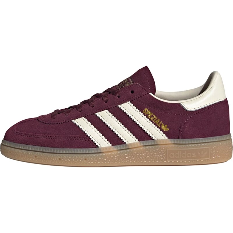 ADIDAS ORIGINALS Tenisky Handball Spezial zlatá / vínově červená