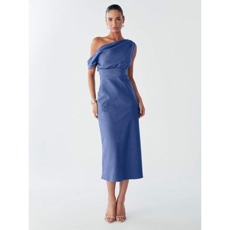 BWLDR Šaty SONOA MAXI DRESS kobaltová modř