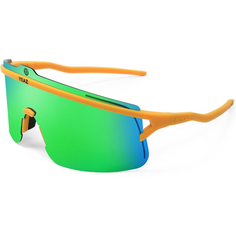 YEAZ Sportovní sluneční brýle Sunshade zelená / oranžová