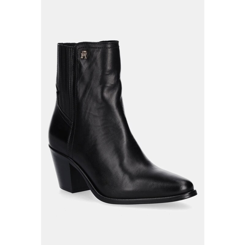 Tommy Hilfiger Kožené kotníkové boty Tommy Hilfiger WESTERN MID