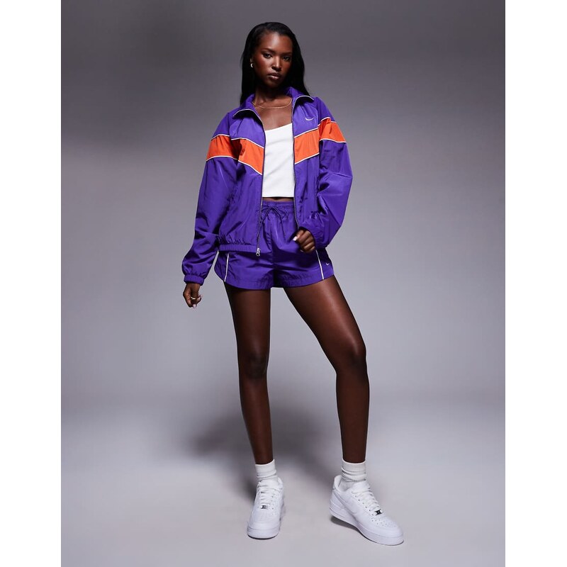 Nike Windrunner woven 2 inch shorts in purple