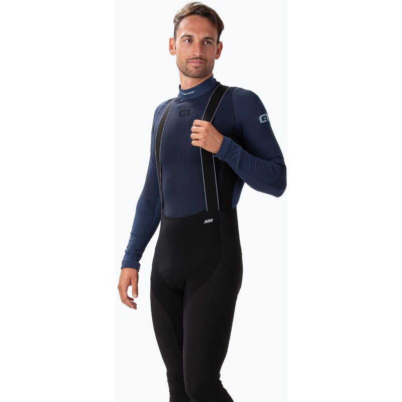 Cyklistické kalhoty pánské Alé Clima Warm Plus bibtights černé