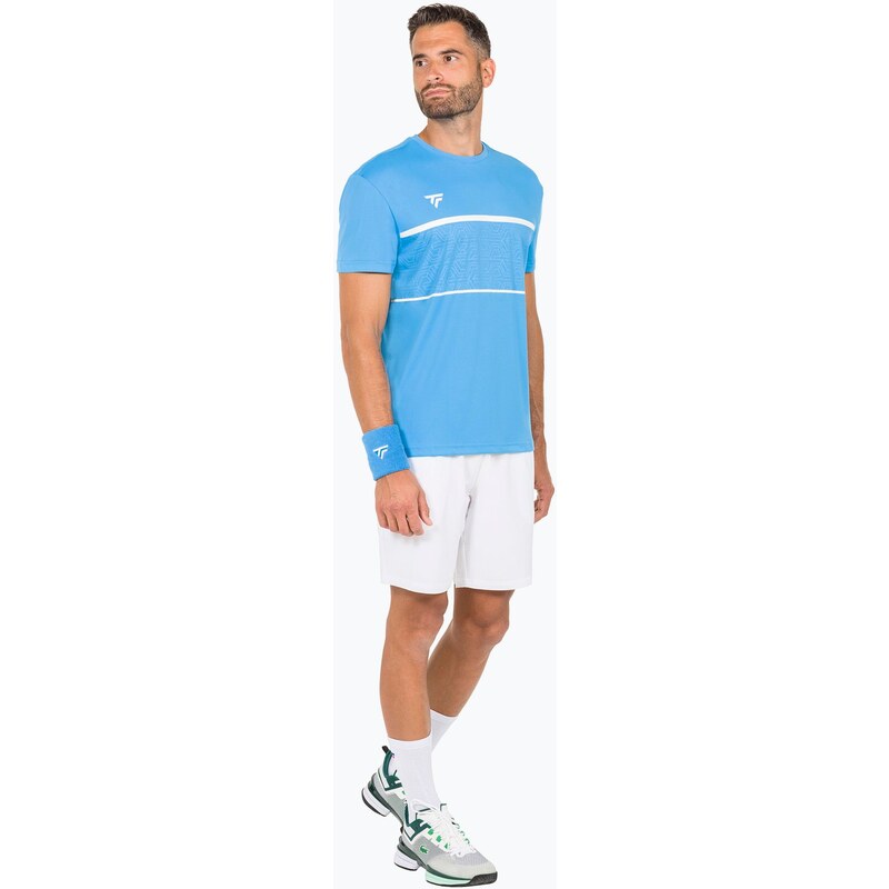 Pánské tenisové tričko Tecnifibre Team Tech Tee modré 22TETEAZ35