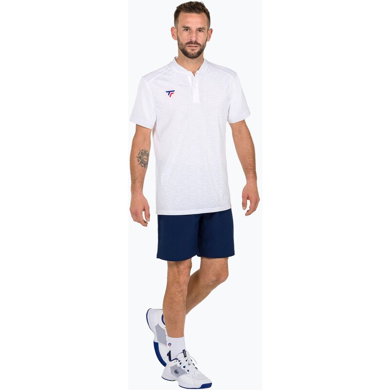 Pánské tenisové polo tričko Tecnifibre Team Mesh white