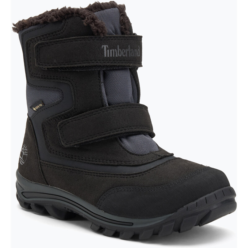 Dětské sněhule Timberland Chillberg 2-Strap Gore-Tex jet black