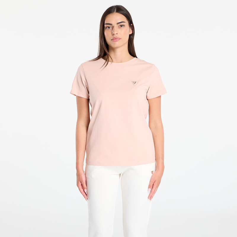 Tričko GUESS Colette T-Shirt Light Pink XS