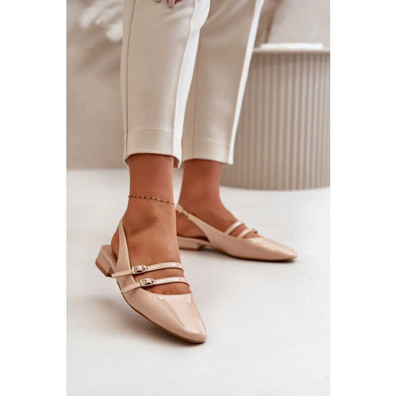 SWEET SHOES Balerinky YK-05 béžové - Step in style