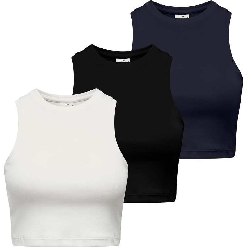 JDY Top JDYLUCKY noční modrá / černá / bílá 107455461