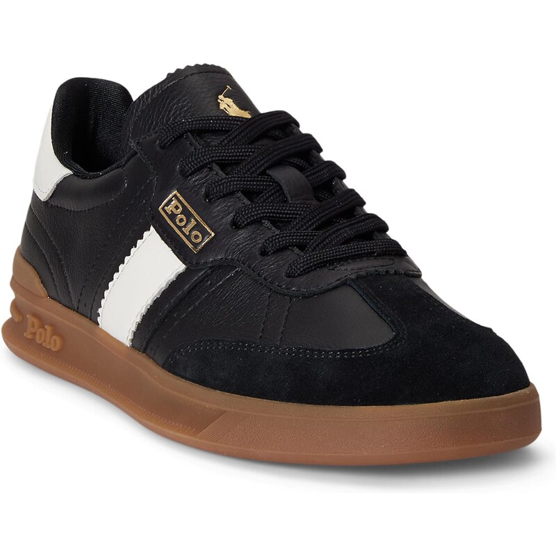 Polo Ralph Lauren Tenisky AERA černá / bílá