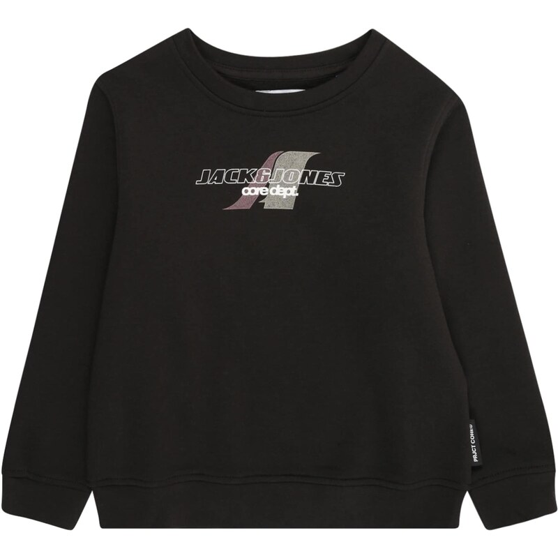 Jack & Jones Junior Mikina JCOTIER fialová / černá / stříbrná /