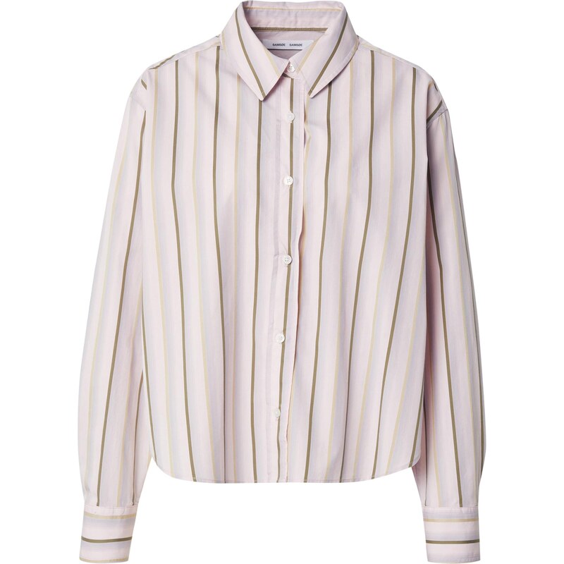 Samsøe Samsøe Halenka khaki / olivová / světle fialová 107455649