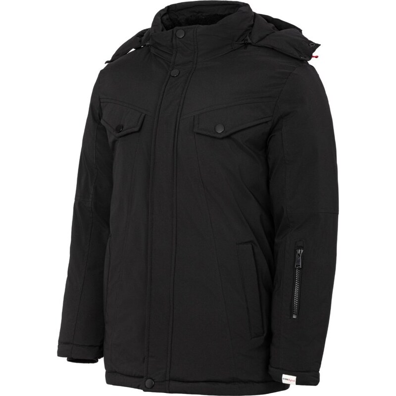 Lee Cooper Men's Quilted Padded Puffer Jacket Black