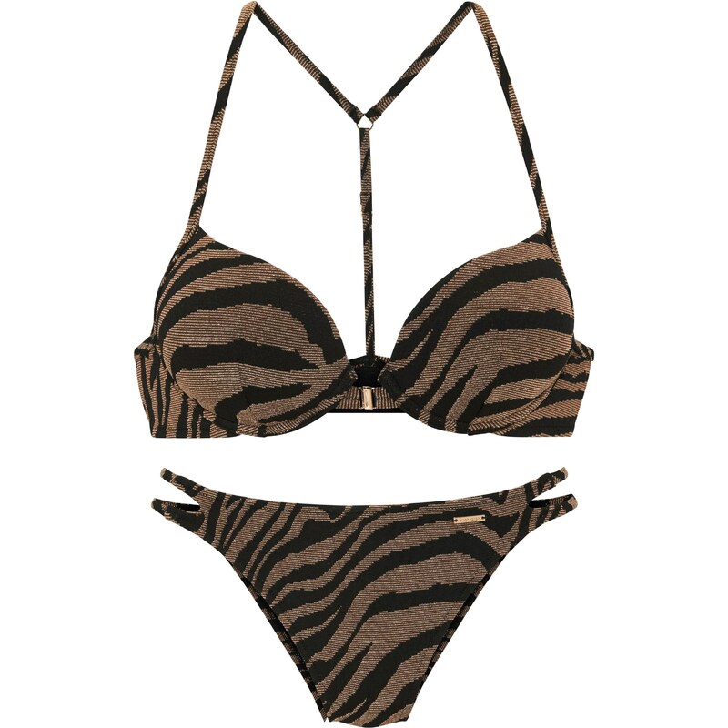 Bruno Banani Bikiny hnědá / černá