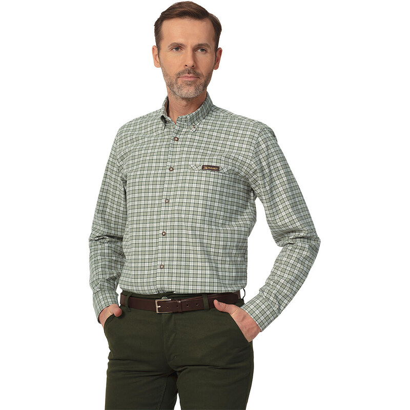 TAGART Pánská flanelová lovecká košile Tagart Oak SLIM 107456150