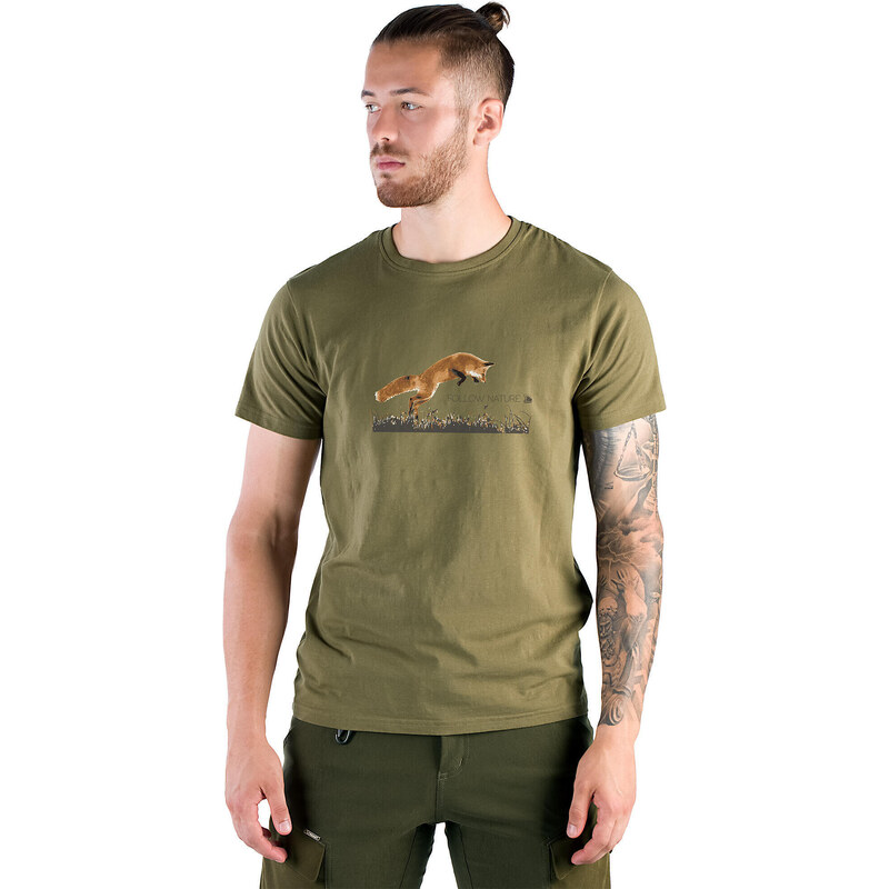 TAGART Pánské lovecké tričko Tagart Fox Olive 107456159