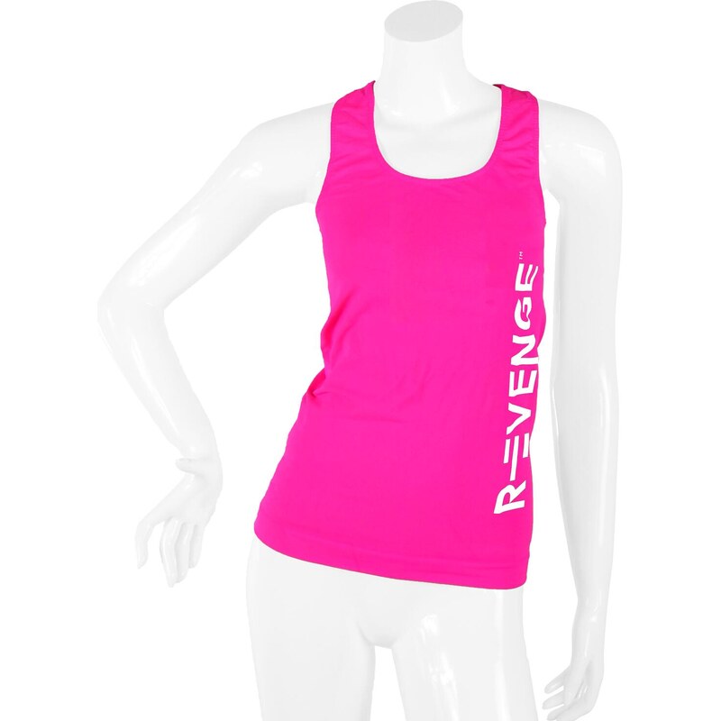 R-EVENGE Dámské technické fitness tílko Fuchsiově barvy, 107456162