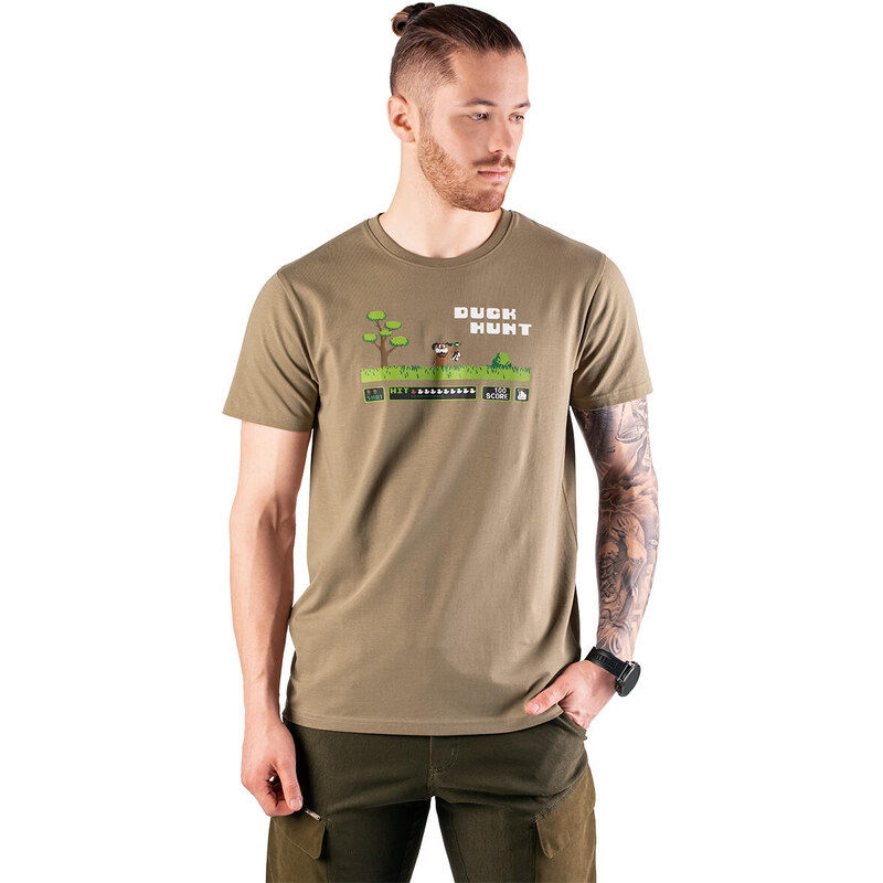 TAGART Pánské lovecké tričko Tagart FNT Duckhunt Beige 107456135