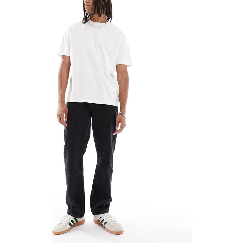 Lee Haden straight fit jeans in washed black