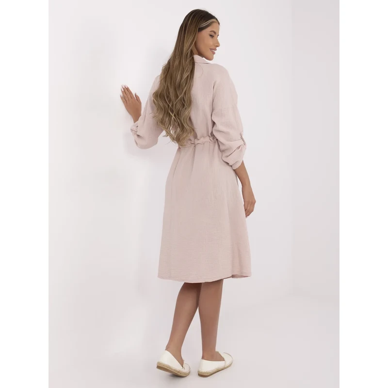 Italy Moda Dress-MI-SK-91166.73-light pink