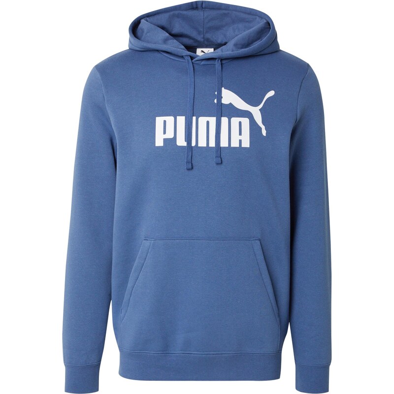 PUMA Sportovní mikina Ess No. 1 safírová / bílá