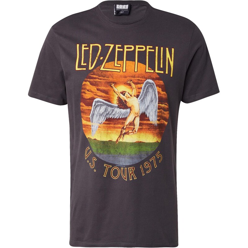 AMPLIFIED Tričko LED ZEPPELIN TOUR 75 pueblo / žlutá /