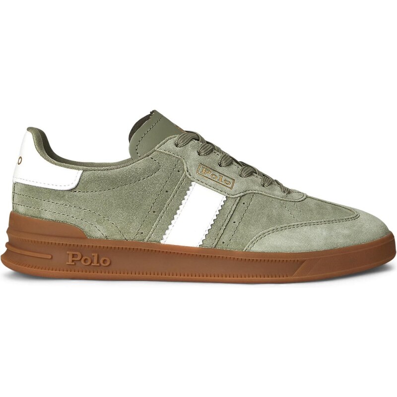 Polo Ralph Lauren Tenisky AERA olivová / bílá