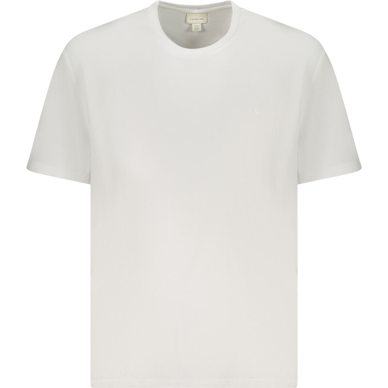 Calvin Klein Bílé pánské triko s krátkým rukávem