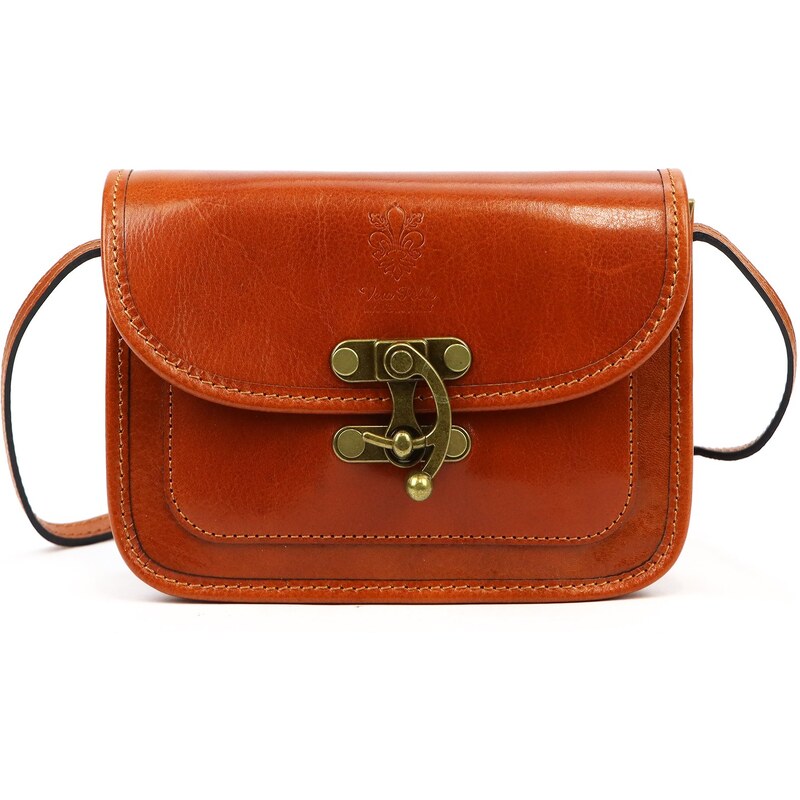 Kožená crossbody kabelka Florence 57 camel