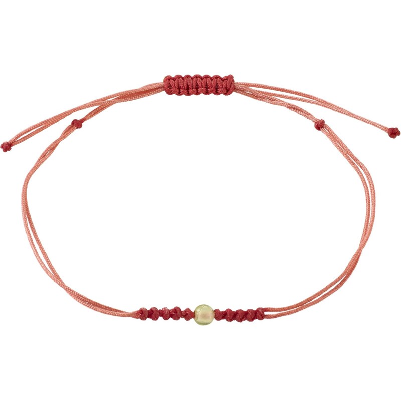 Pilgrim Náramek  Birthstones  červená / perlově bílá