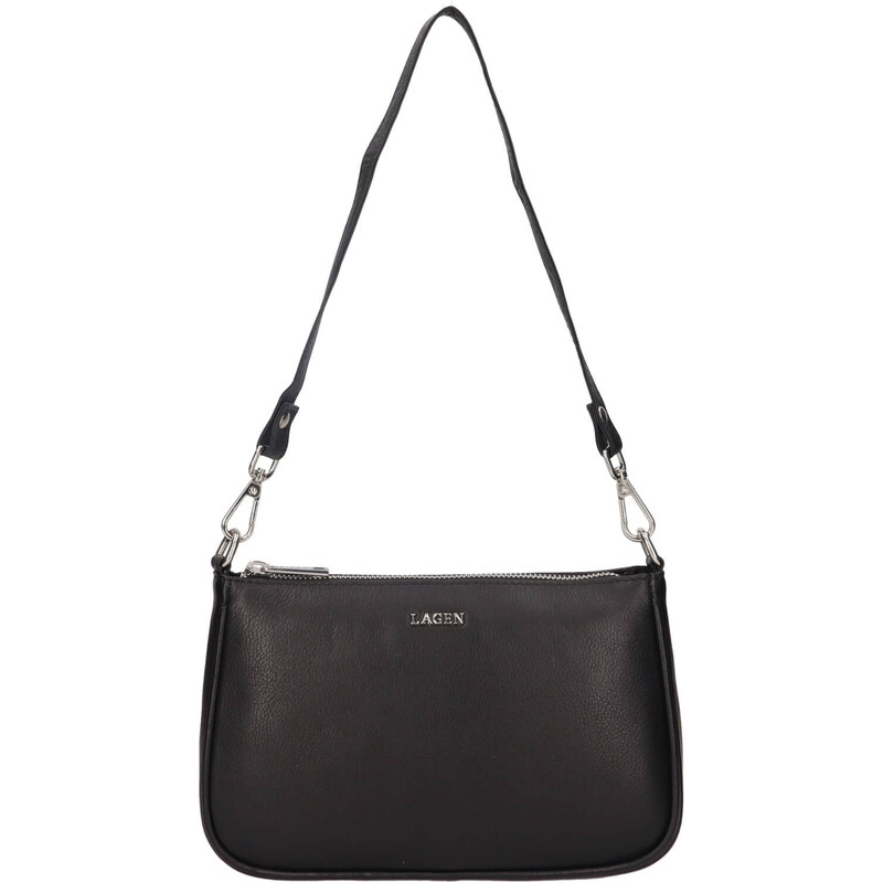 Dámská crossbody kabelka Lagen Fialet - černá 107480130