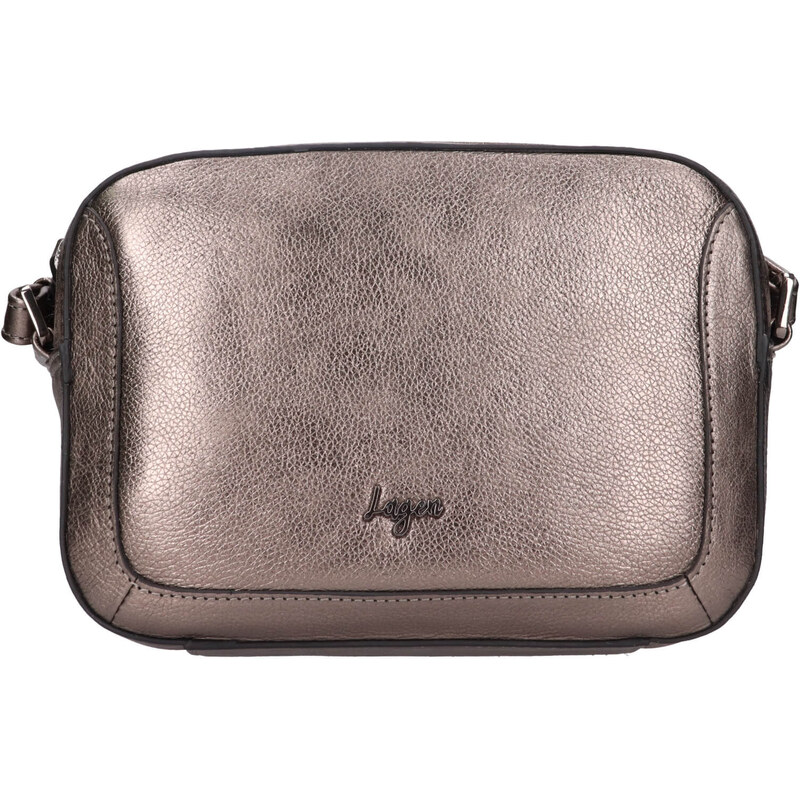 Dámská crossbody kabelka Lagen Vibeke - stříbrná