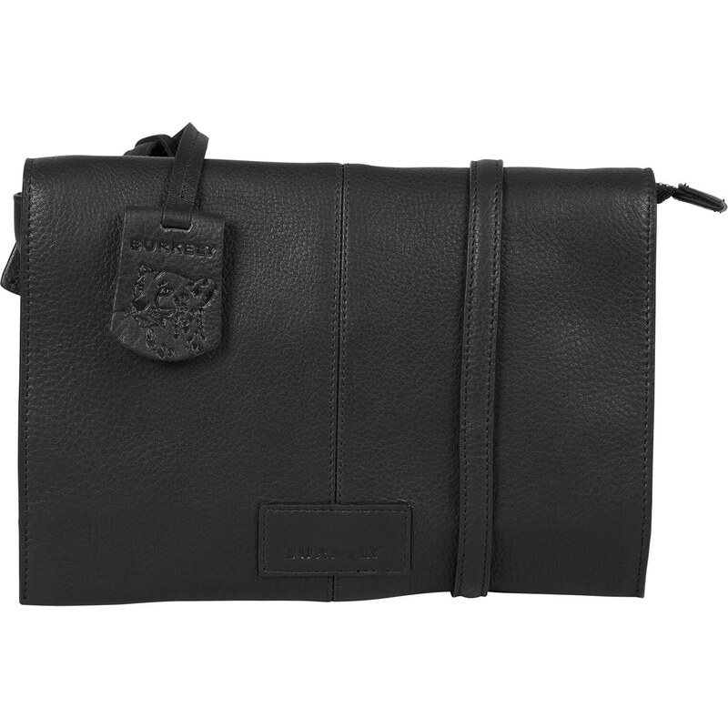 Dámská crossbody kožená kabelka Burkely Neola - černá