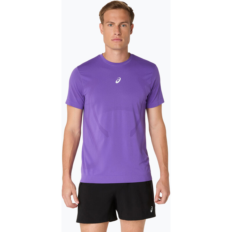 Pánské běžecké tričko ASICS Road Seamless edo purple